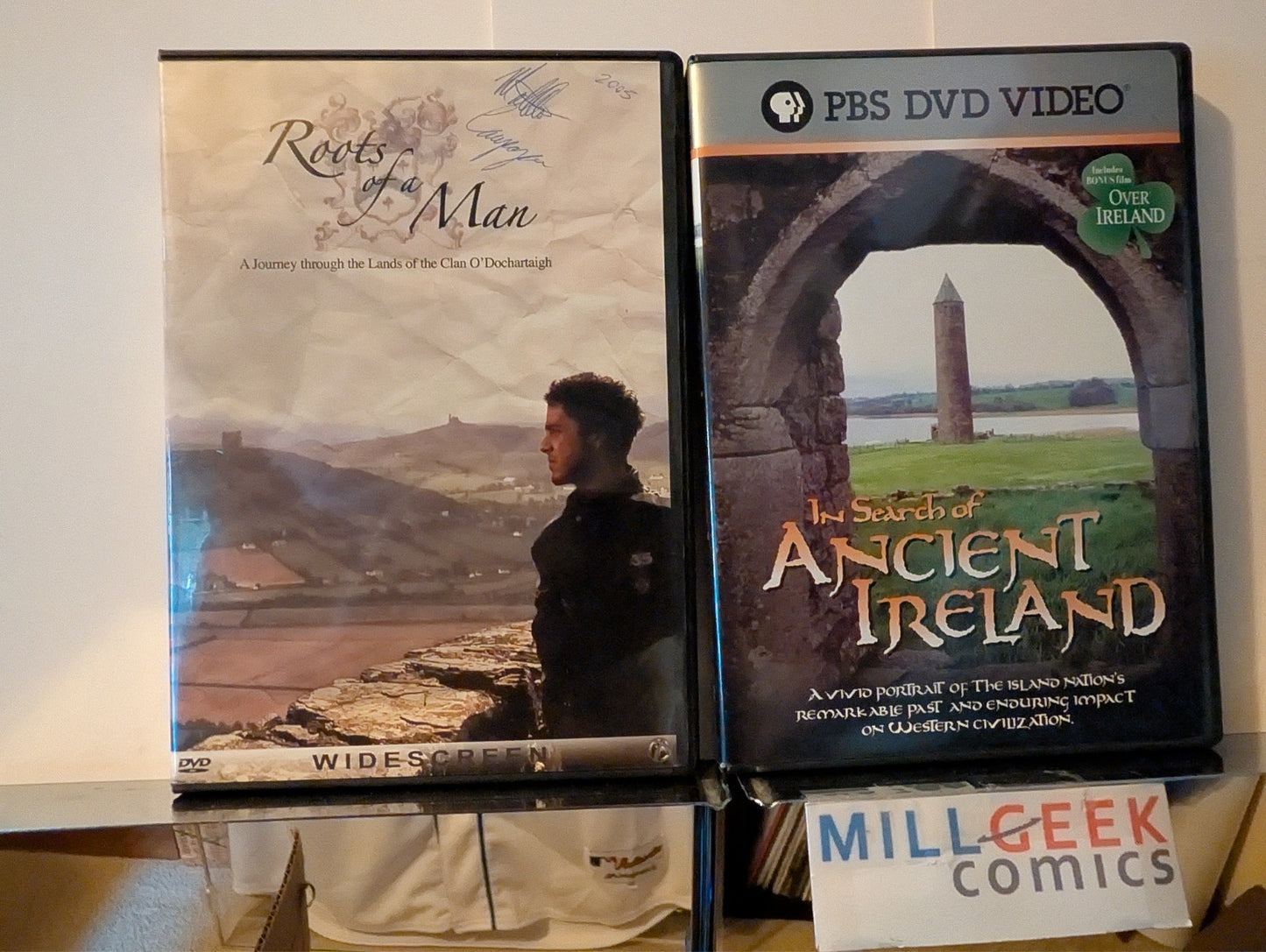 Roots of a Man, Signed #174 / In Search of Ancient Ireland (DVD) Like New -JD
