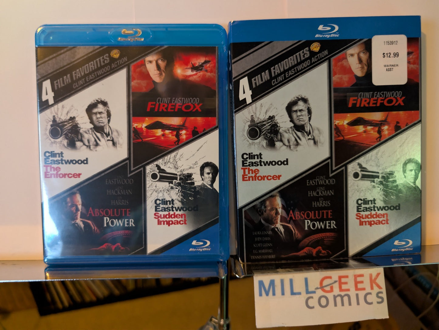The Enforcer / Firefox / Absolute Power / Sudden Impact, 4 Movies (Blu-ray) -JD