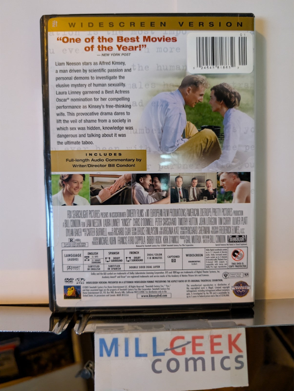 Kinsey / Henry & June / The Lover / The Dreamers, 4 Movie Lot (DVD) -JD