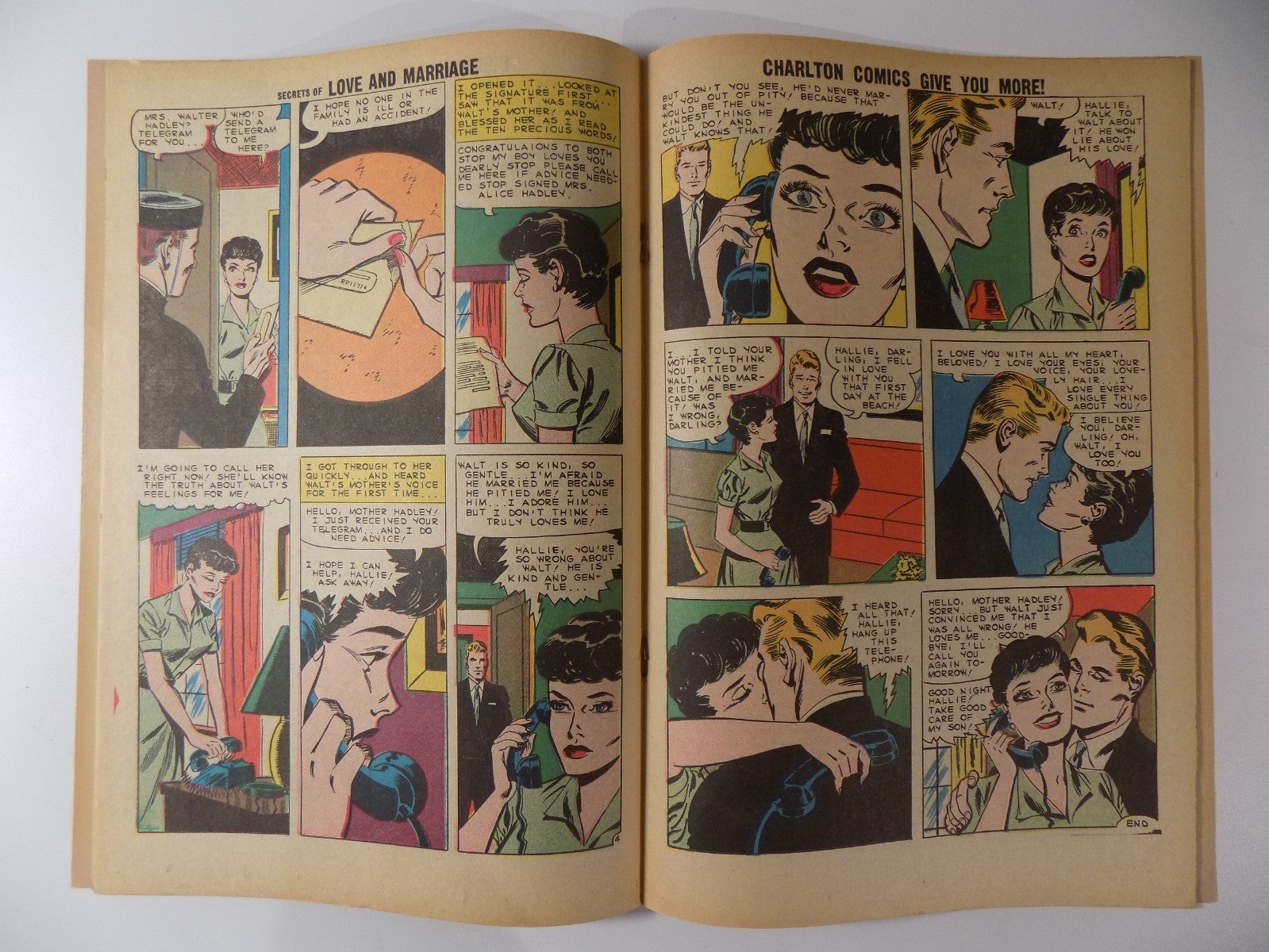 Secrets of Love and Marriage #22 Charlton Comic December 1960 Very Good+