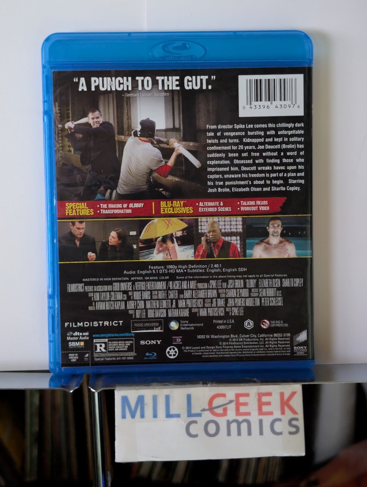 Oldboy, Josh Brolin & Elizabeth Olsen (Blu-ray) -JD