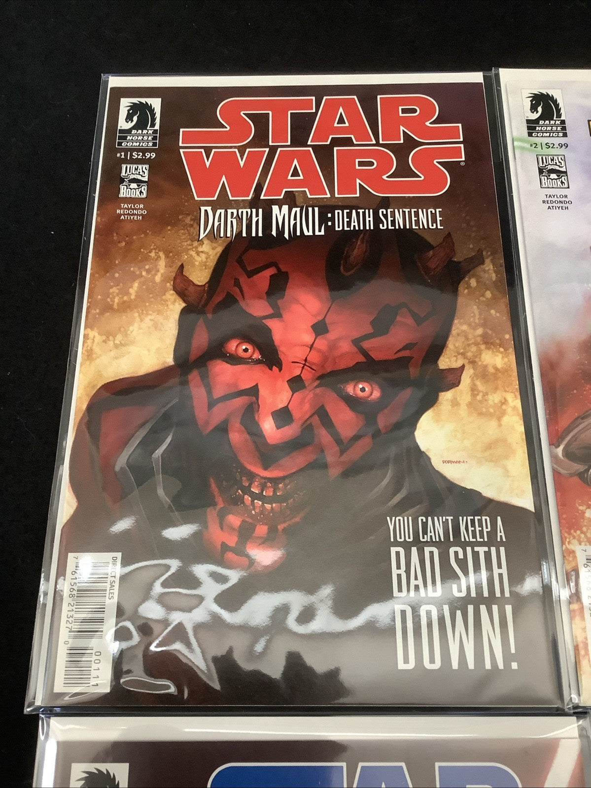 Star Wars Darth Maul Death Sentence #1-4 Complete Comic Set, Dark Horse Comics