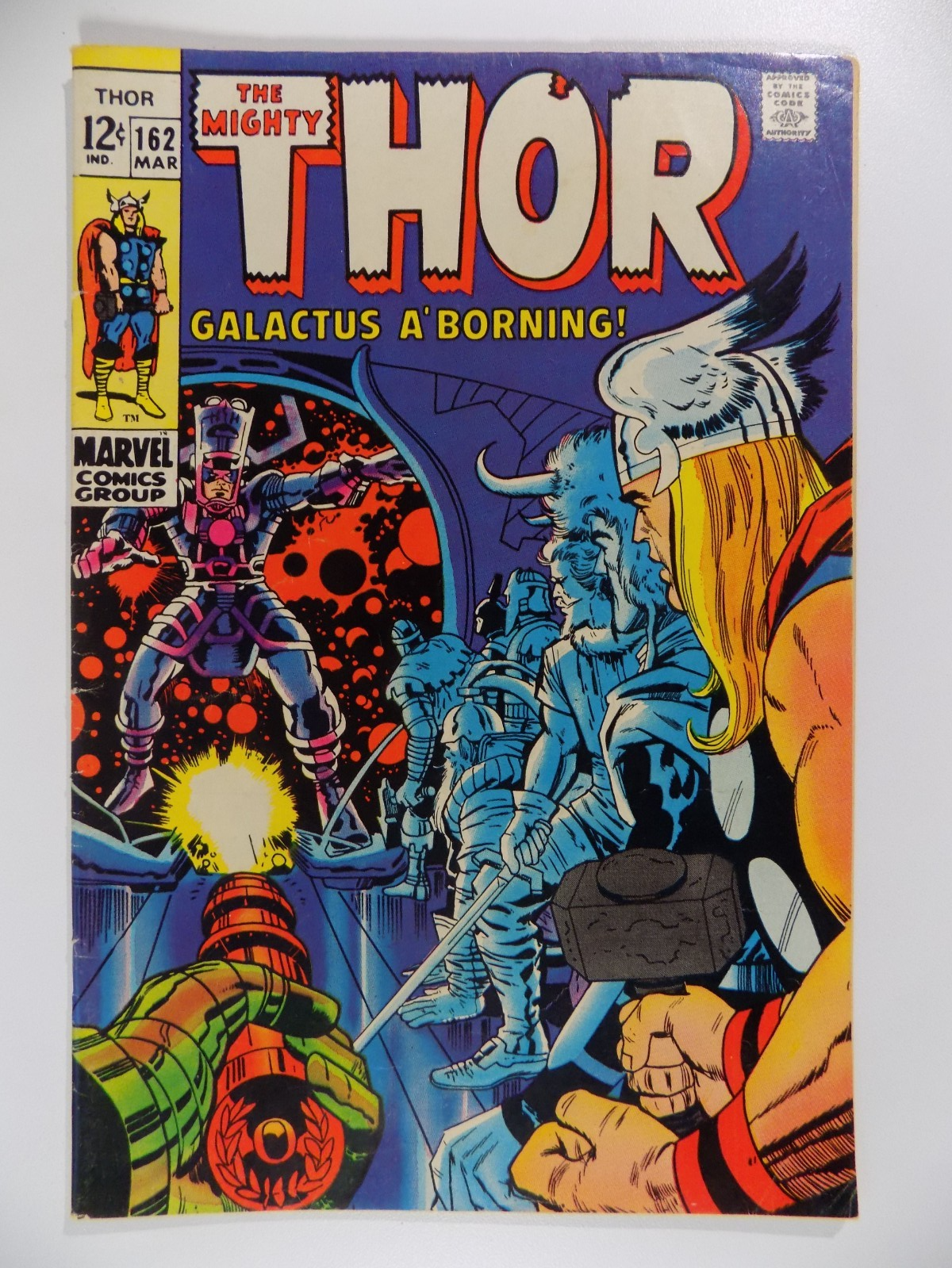 Thor #162 Marvel Comic March 1969 Fine/Very Fine