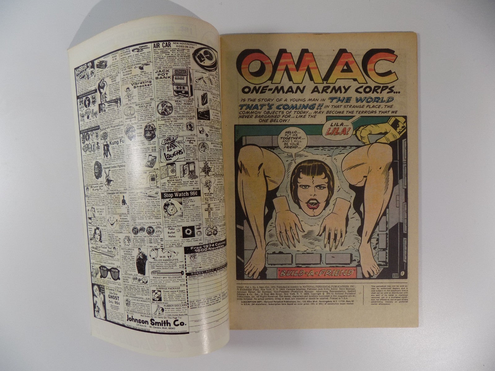 OMAC #1 DC Comic October 1974 Fine/Very Fine