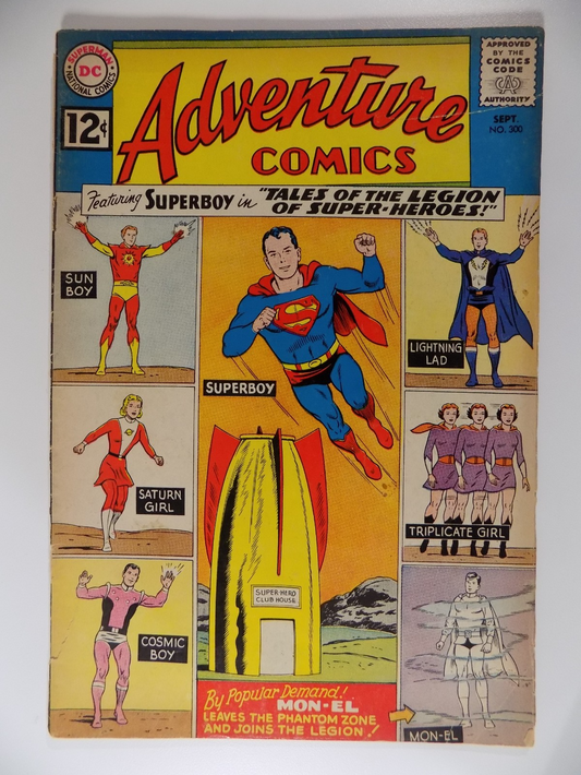 Adventure Comics #300 DC Comic Very Good+ September 1962