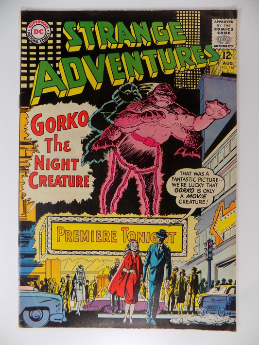 Strange Adventures #167 DC Comic August 1964 Fine+
