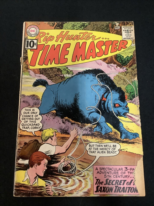 Rip Hunter...Time Master #5 (DC Comics Nov-Dec 1961) VG+ (4.5) See Graders Notes