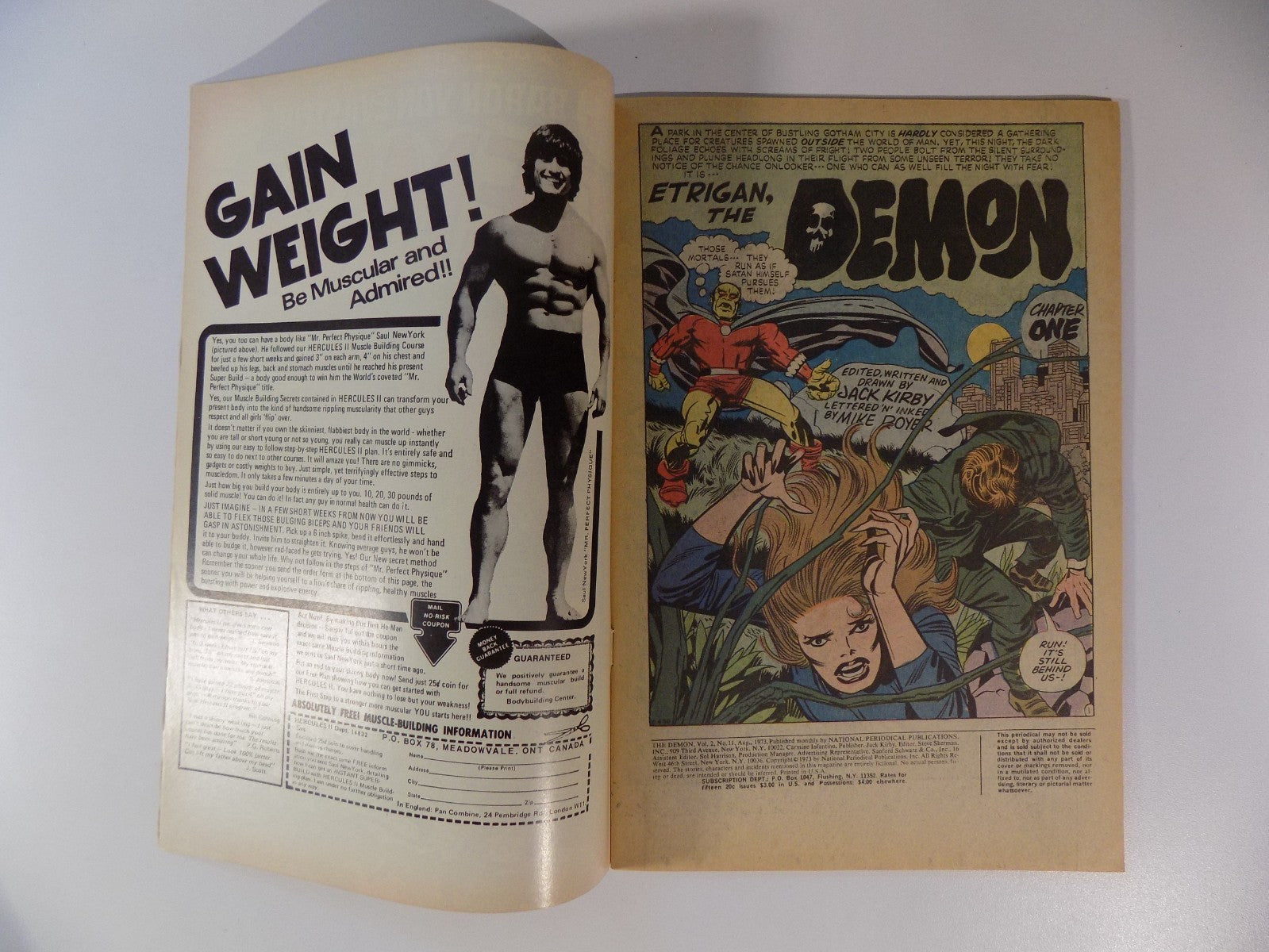 Demon #11 DC Comic August 1973 Very Fine *