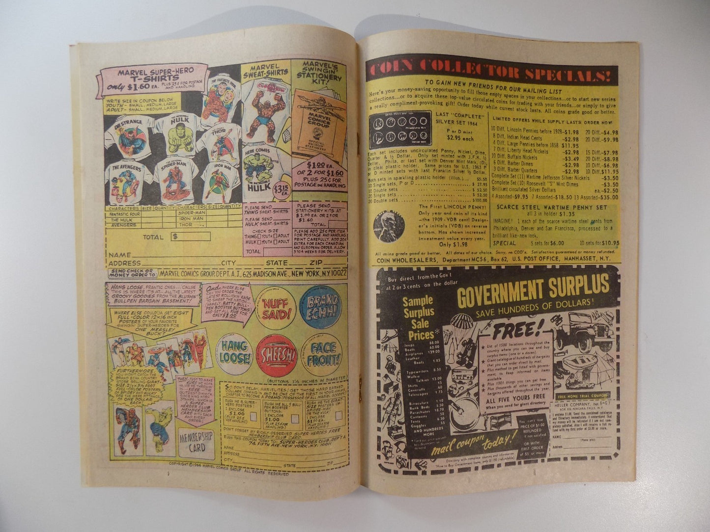 Strange Tales #159 Marvel Comic August 1967 Very Fine