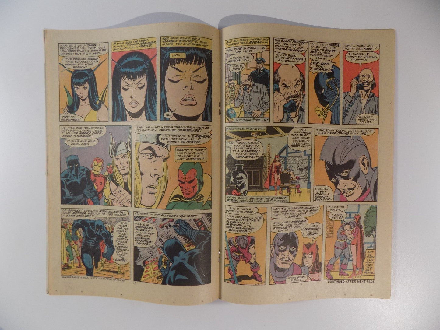 Avengers #124 Marvel Comic June 1974 Very Fine+