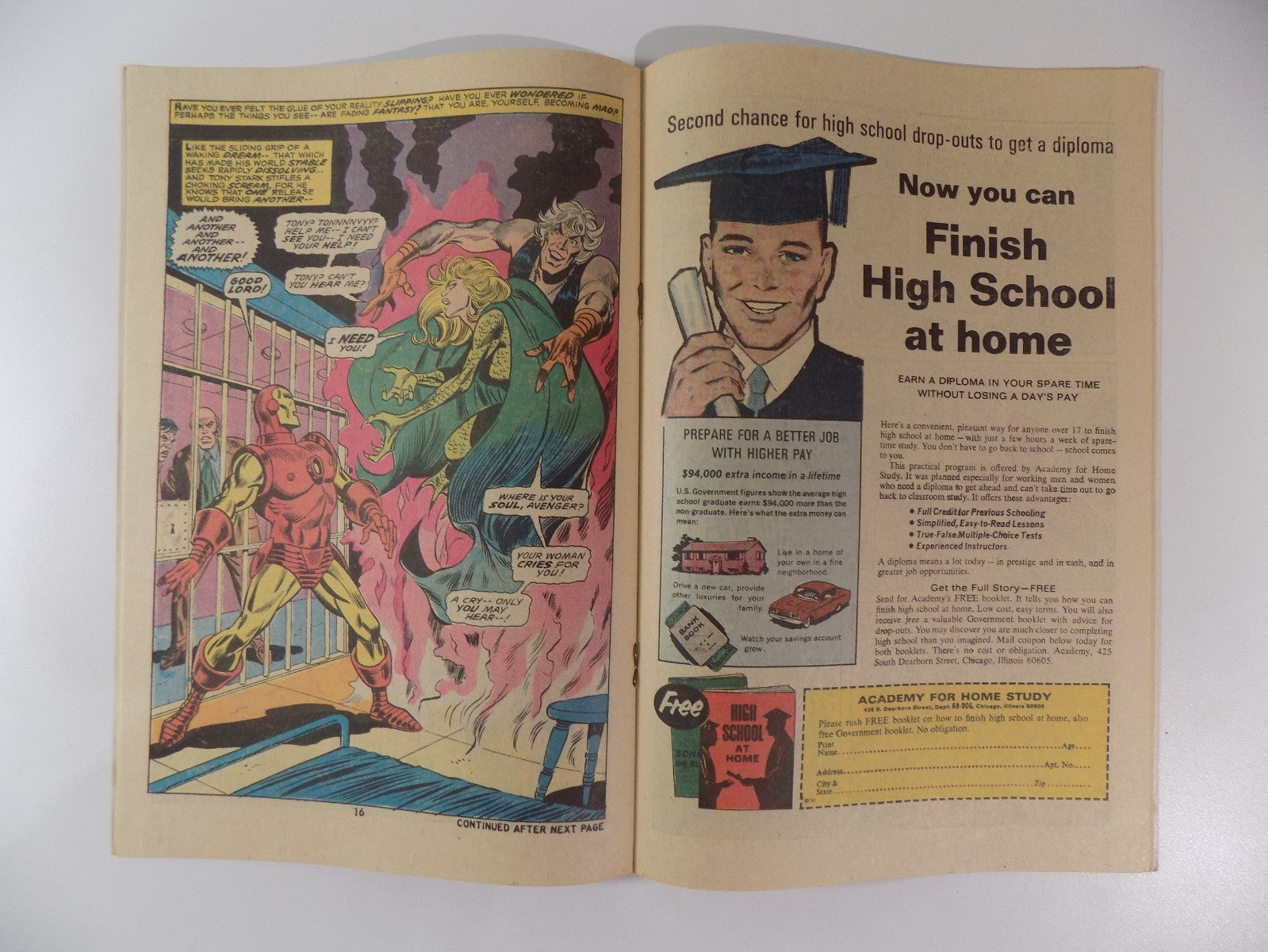 Iron Man #42 Marvel Comic October 1971 Very Fine+