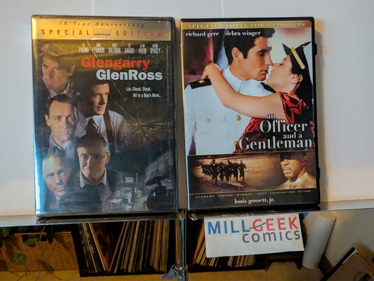 Glengarry GlenRoss / An Officer and a Gentleman, 2 Movie Set (DVD) Like New -JD