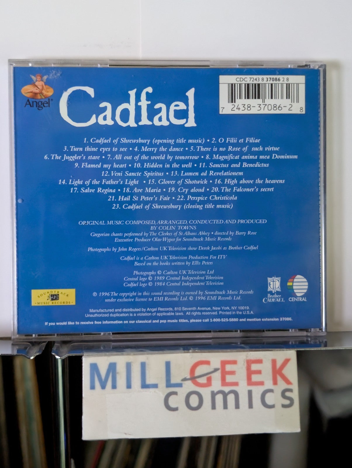 Cadfael - CD Soundtrack from TV, Derek Jacobi, music by Colin Towns OOP -JD