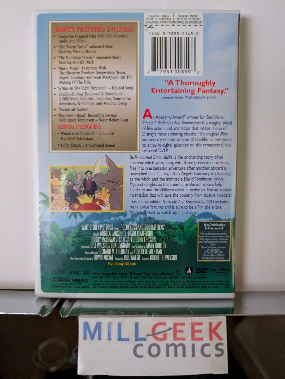 Madeline / Matilda / Bedknobs and Broomsticks, 3 Movie Set (DVD) -JD