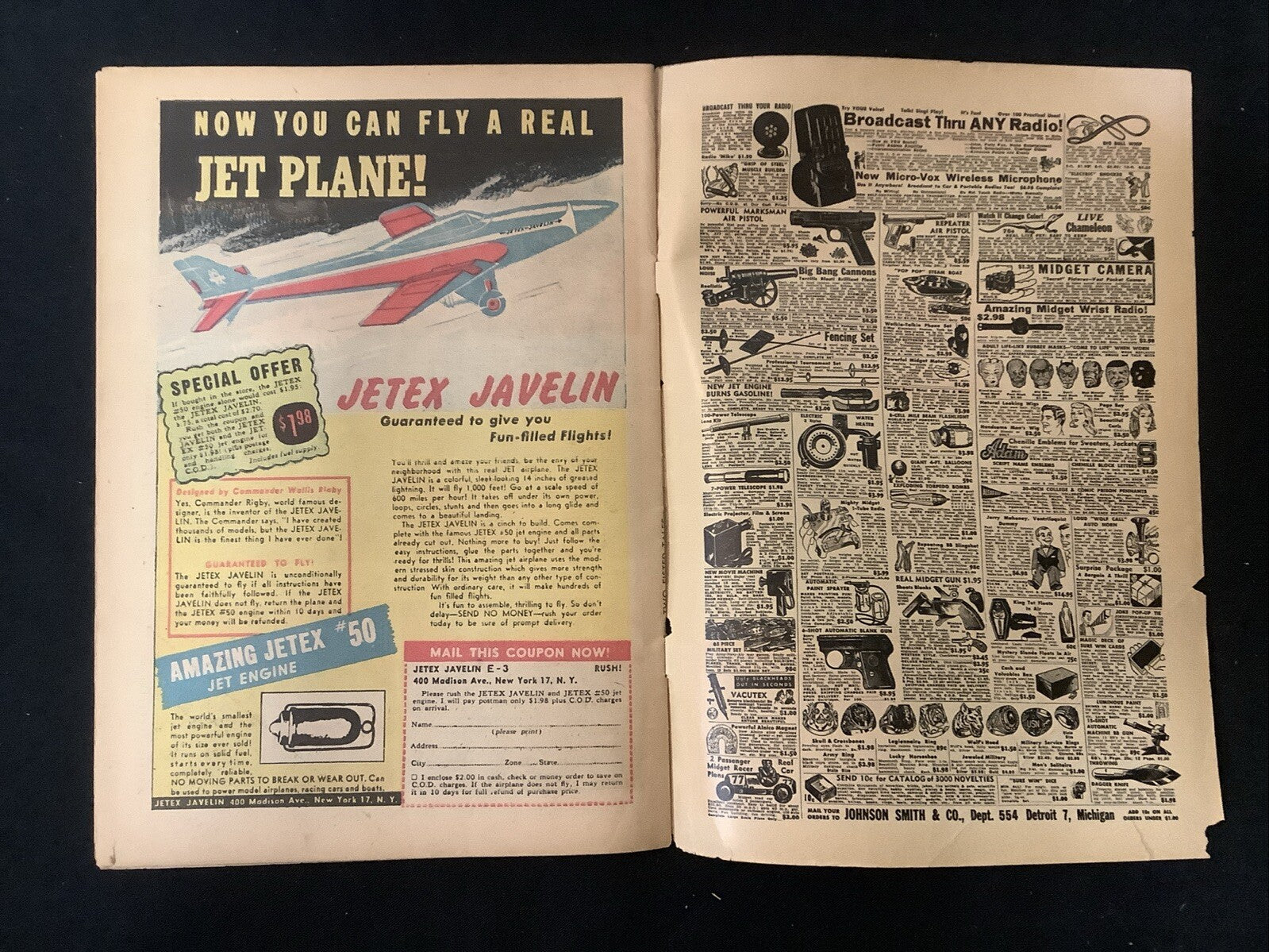 Two-Fisted Tales #32 (1953) VG (4.0) Spine Splits Totaling 2.5”, Jack Davis