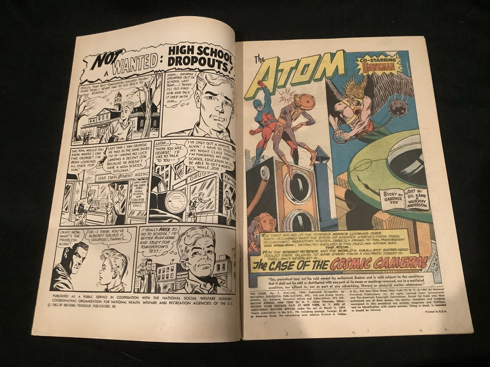 The Atom #7 (DC Comics June-July 1963) VG/F (5.0) Gil Kane/Gardner Fox