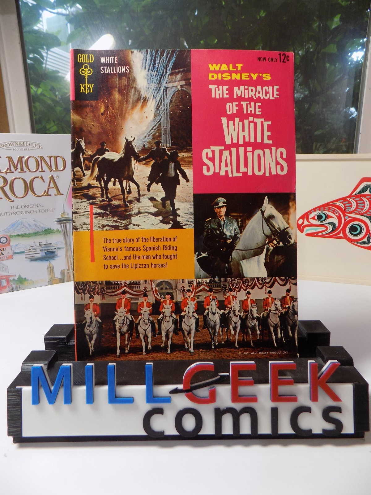 The Miracle o/t White Stallions 1963 Gold Key Comic Very Fine