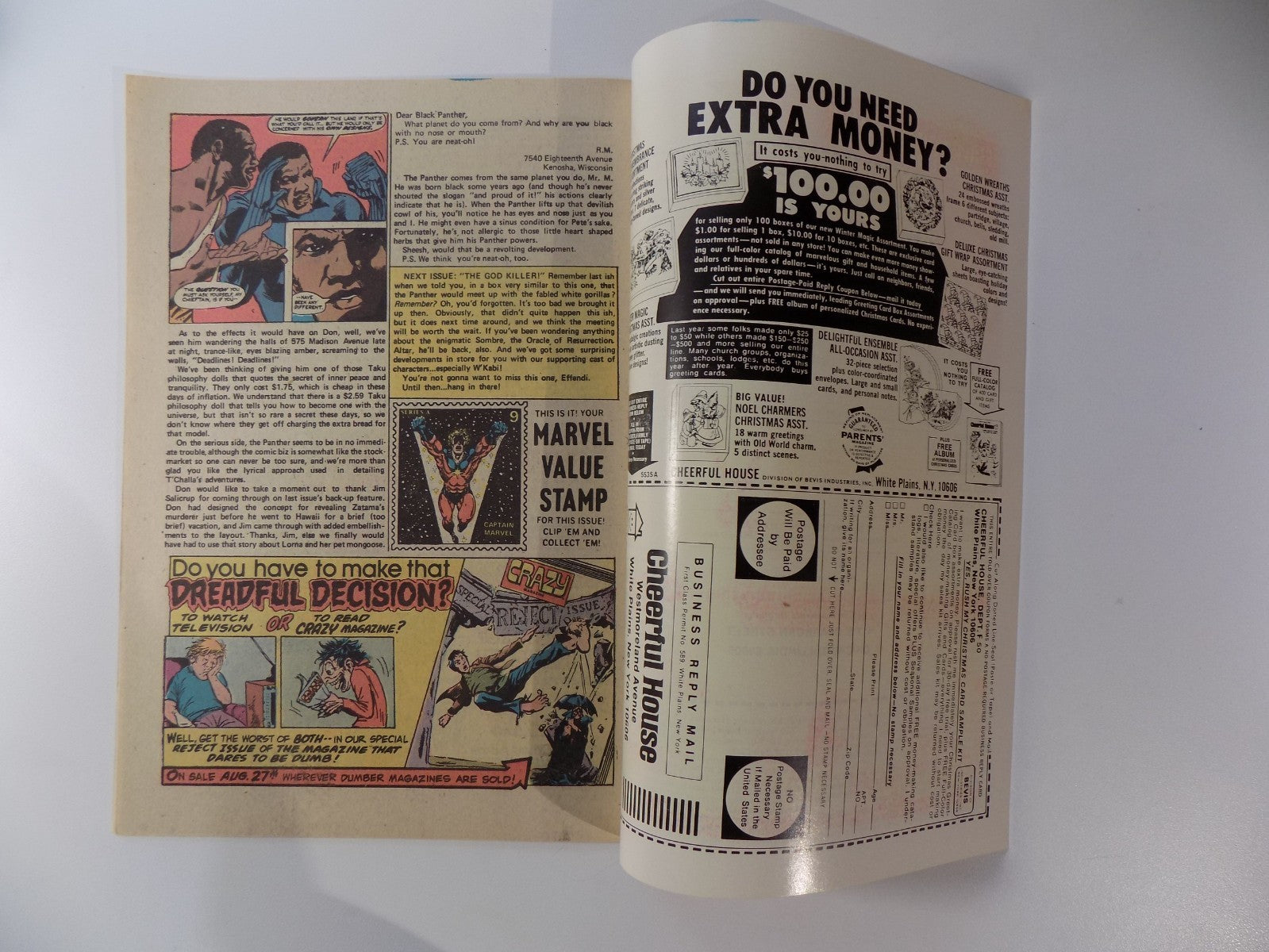 Jungle Action #12 Marvel Comic November 1974 Very Fine+