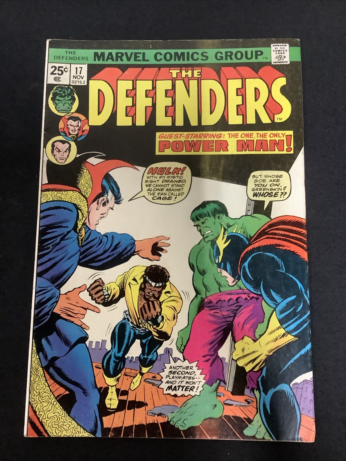 The Defenders #17 (Marvel Comics November 1974) VG/F (5.0) Len Wein/Sal Buscema