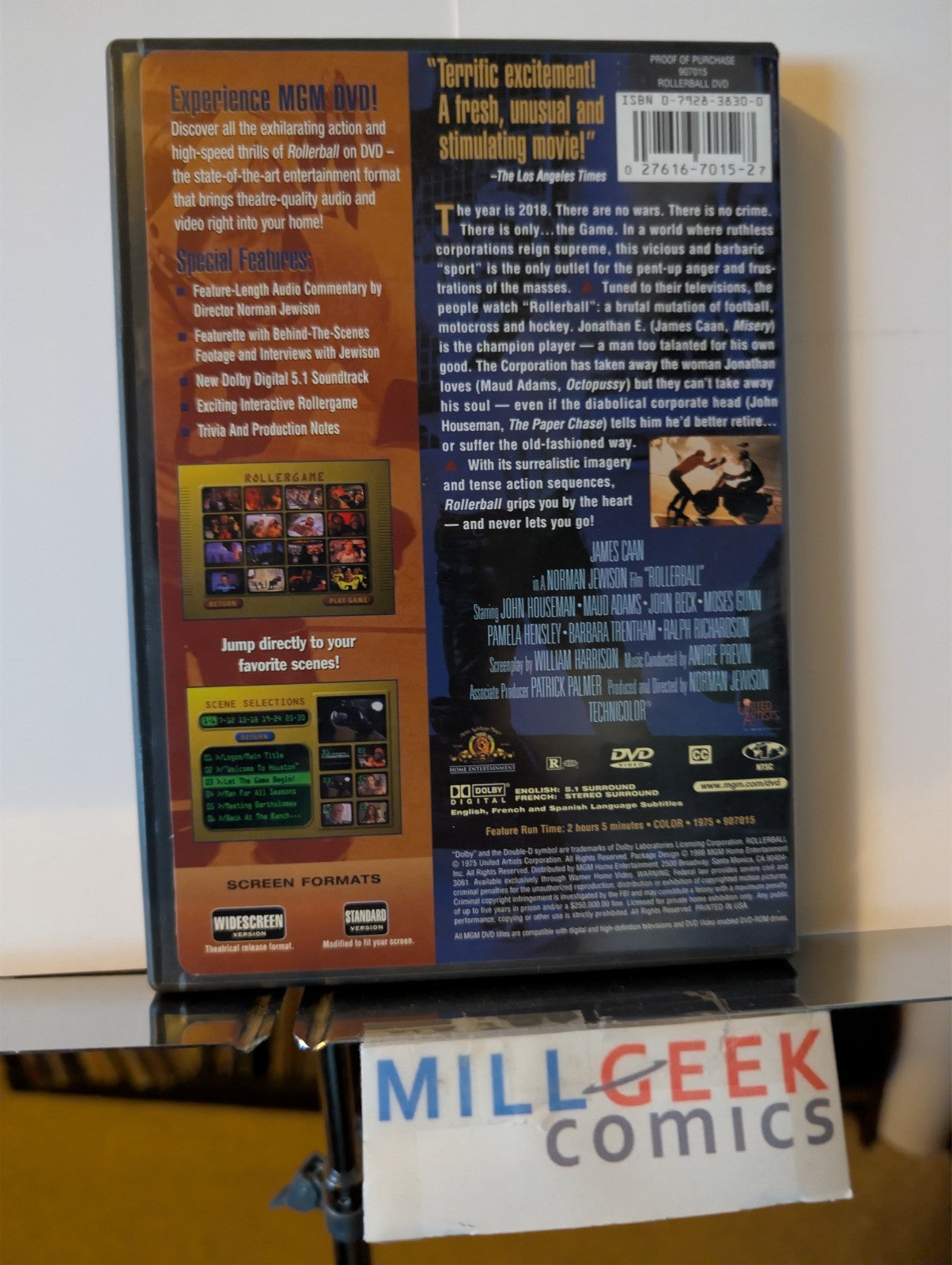 Rollerball / Logan's Run, 2 Movie Set (DVD) Like New -JD