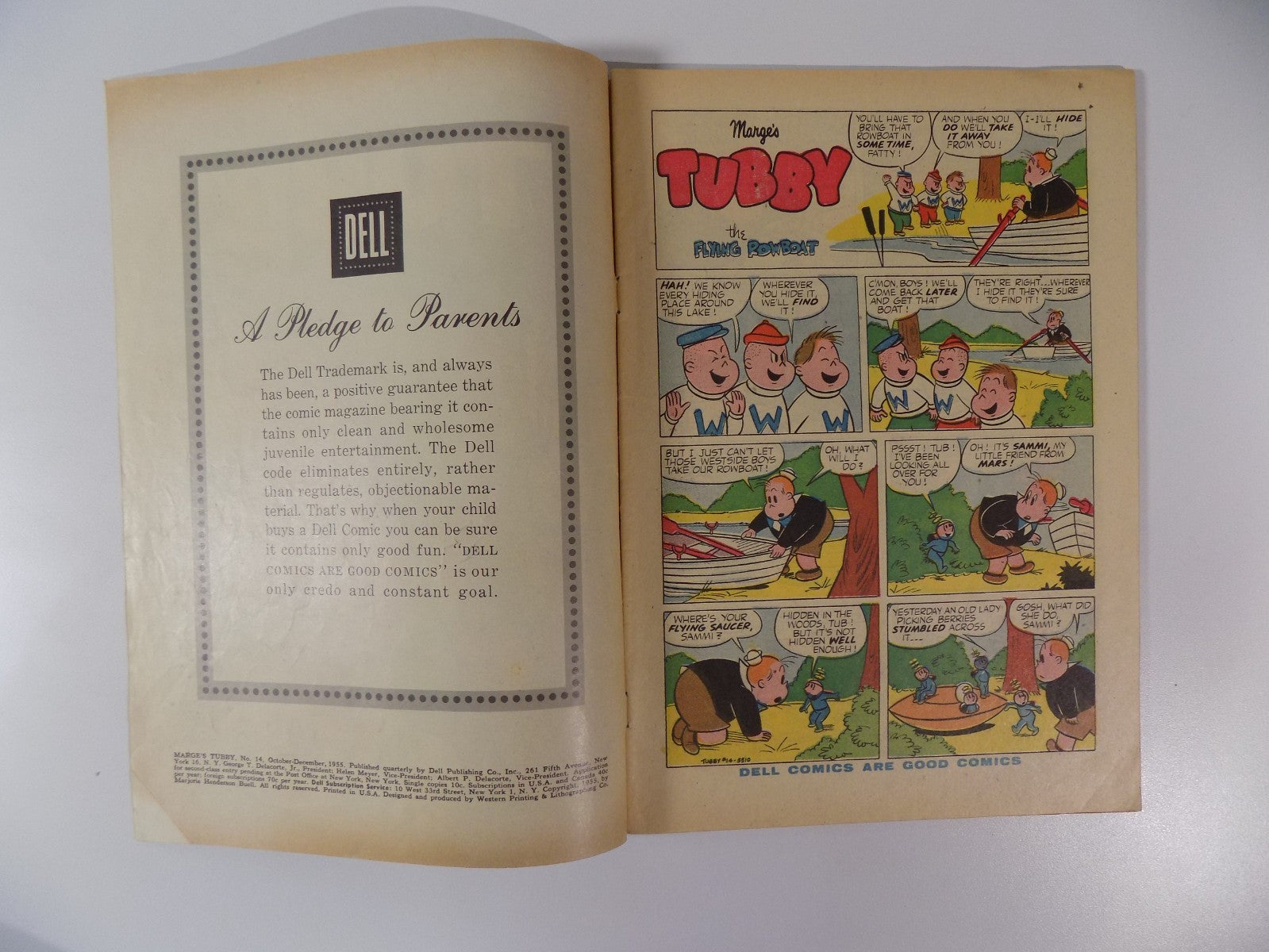 Marge's Tubby #14 Dell Comic Oct.- Dec. 1955 Fine