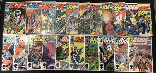 GI Joe #1-41 + Yearbook #1 Comic Lot, Larry Hama, Mid Grade Reader Run, Marvel