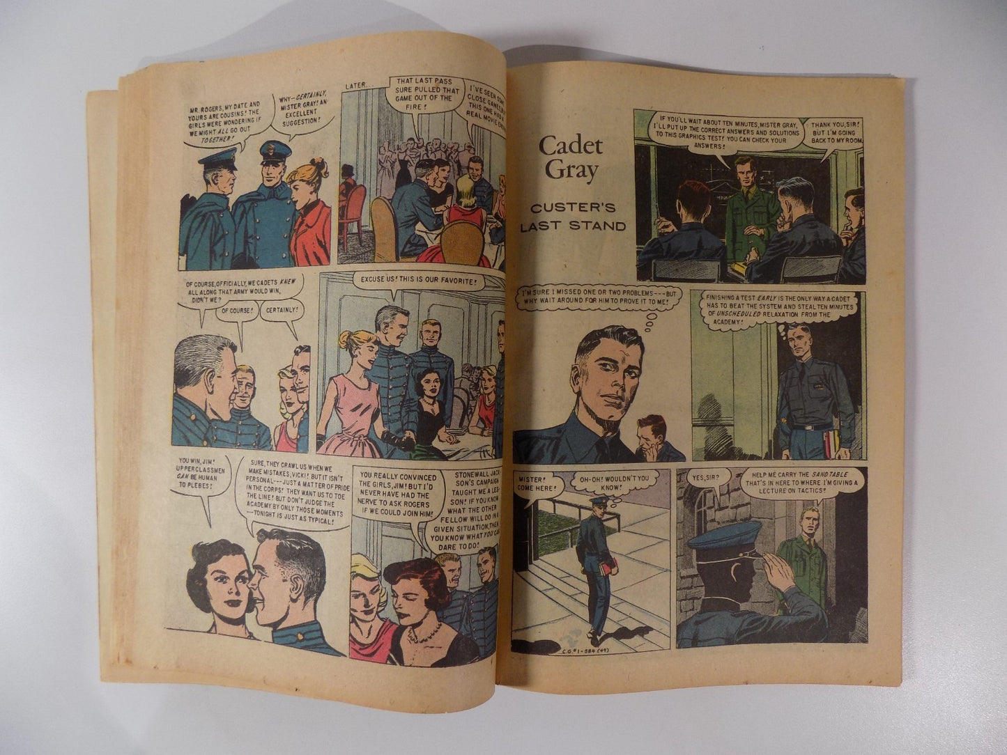 Cadet Gray of West Point #1 Dell Comic 1958 Fine-