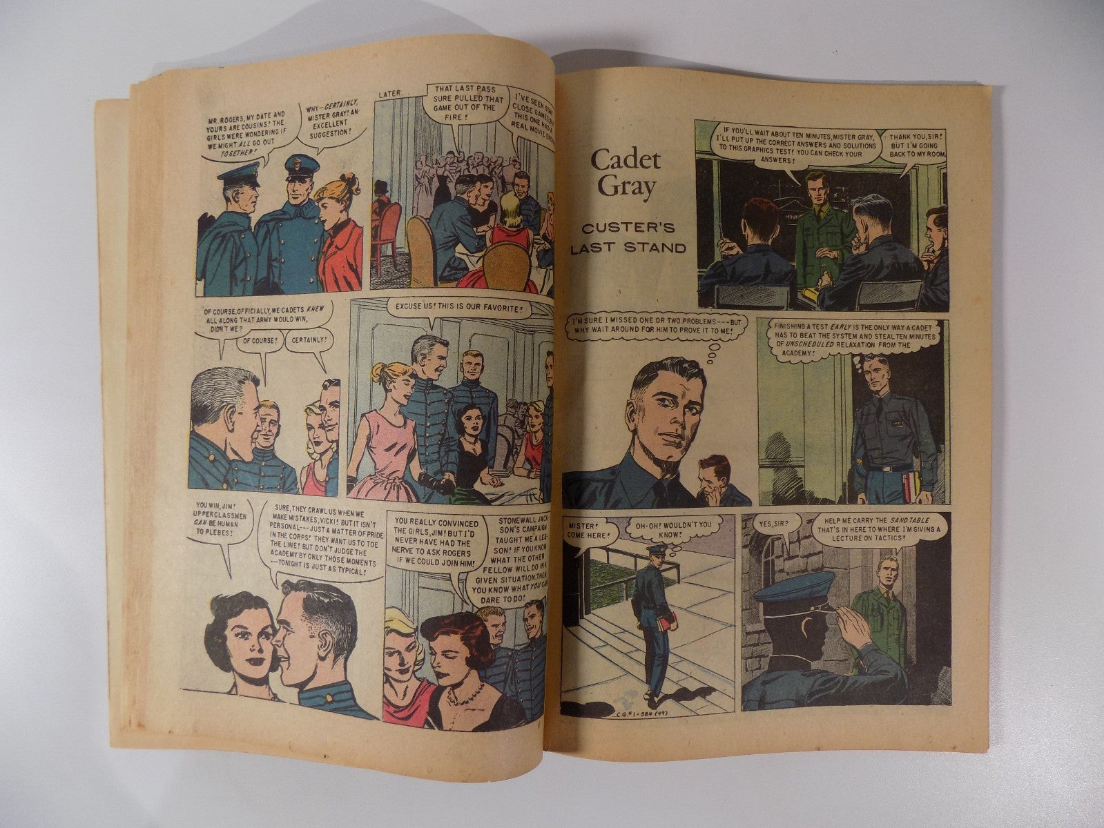 Cadet Gray of West Point #1 Dell Comic 1958 Fine-