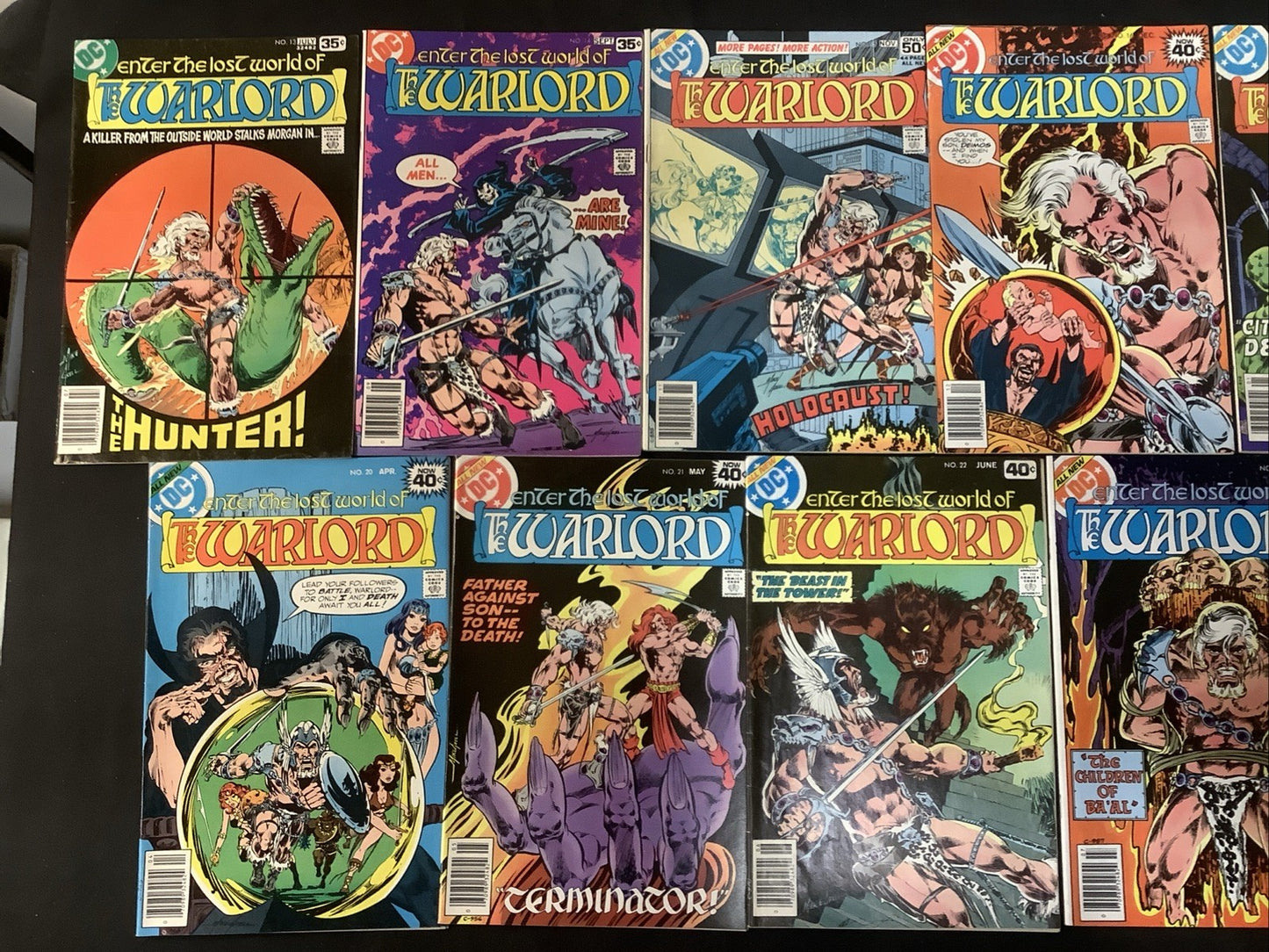 Warlord #1-86 + Annuals #1-4 & 1st Issue Special #8, 1st App Warlord, See Pics