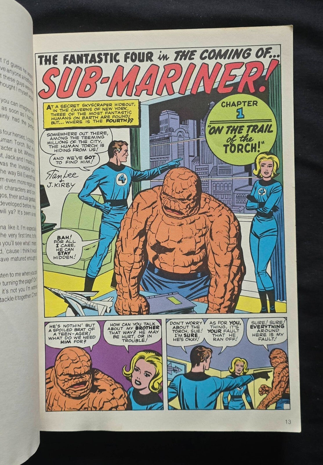 THE FANTASTIC FOUR by Stan Lee (1st Print, 1979) Fireside!