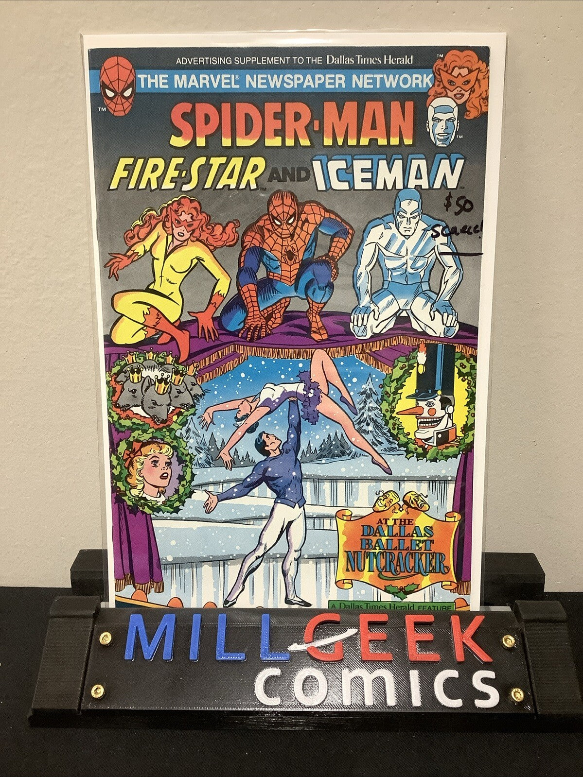 Spider-Man Fire-Star And Iceman Promo Comic (1983) VF/NM (9.0) Scarce