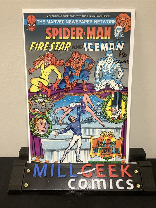 Spider-Man Fire-Star And Iceman Promo Comic (1983) VF/NM (9.0) Scarce