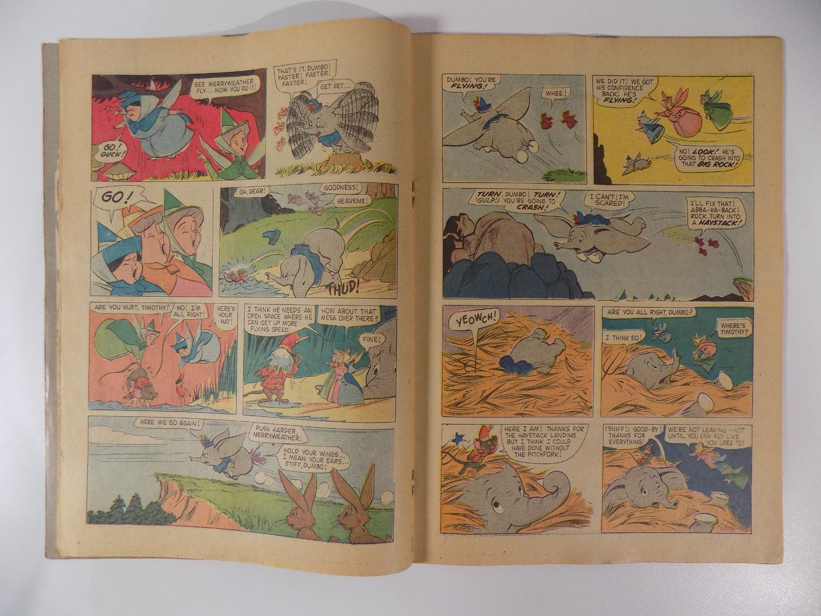 Four Color #984 Sleeping Beauty's Fairy Godmothers Dell Comic 1959 Fine