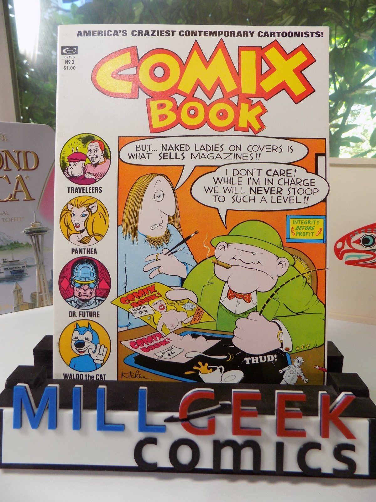Comix Book #3 Curtis March, Denis Kitchen, More Underground! 1975 Near Mint-