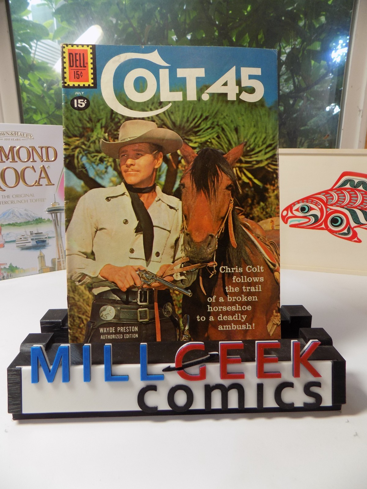 Colt .45 #9 Final Issue! Dell Comic July 1961 Very Fine-