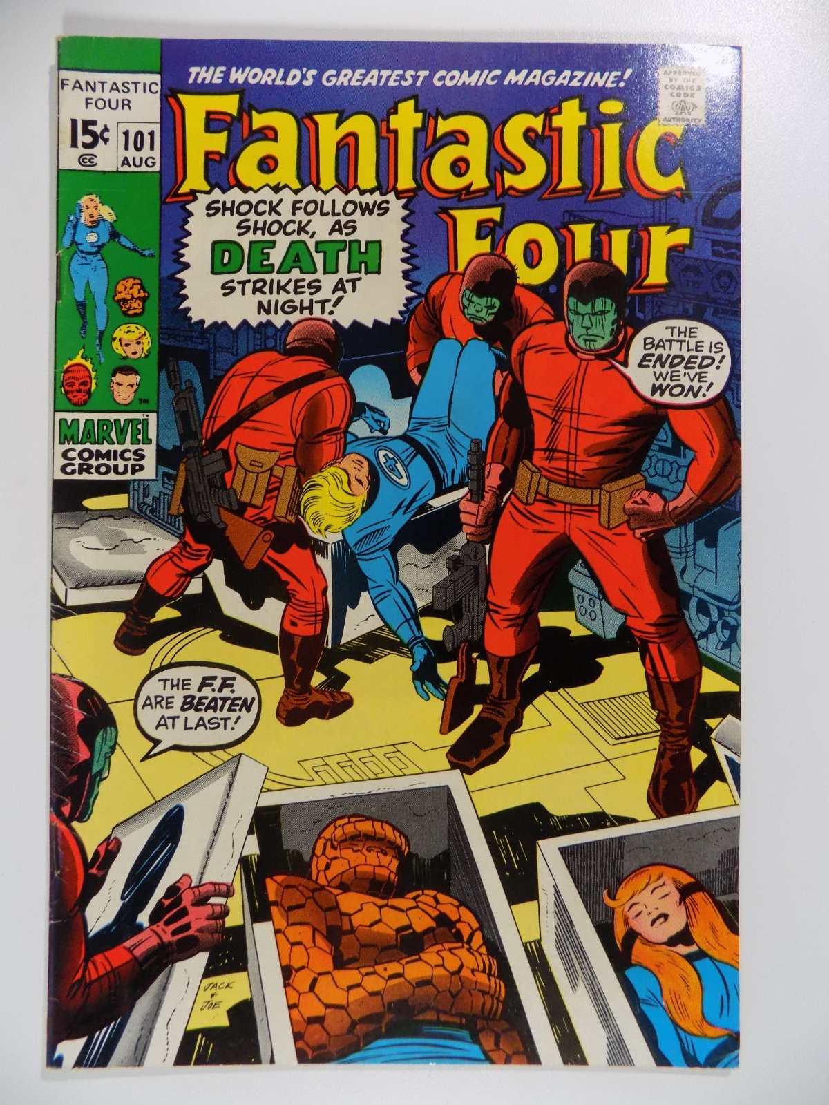 Fantastic Four #101 Marvel Comic August 1970 Very Fine