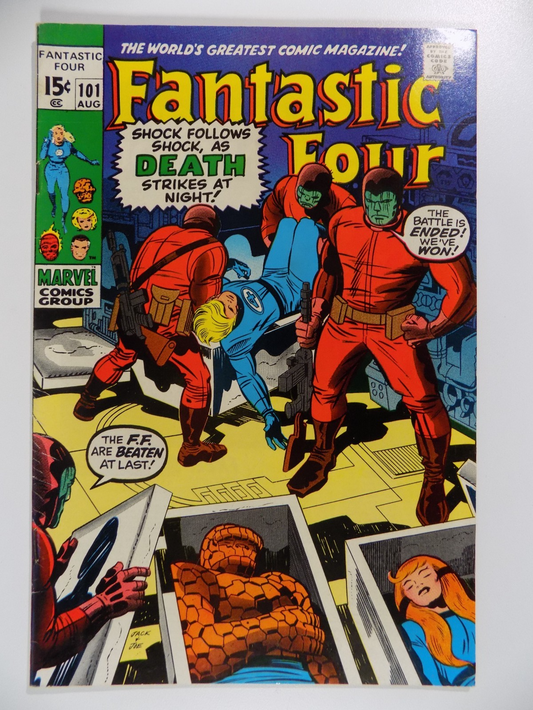 Fantastic Four #101 Marvel Comic August 1970 Very Fine