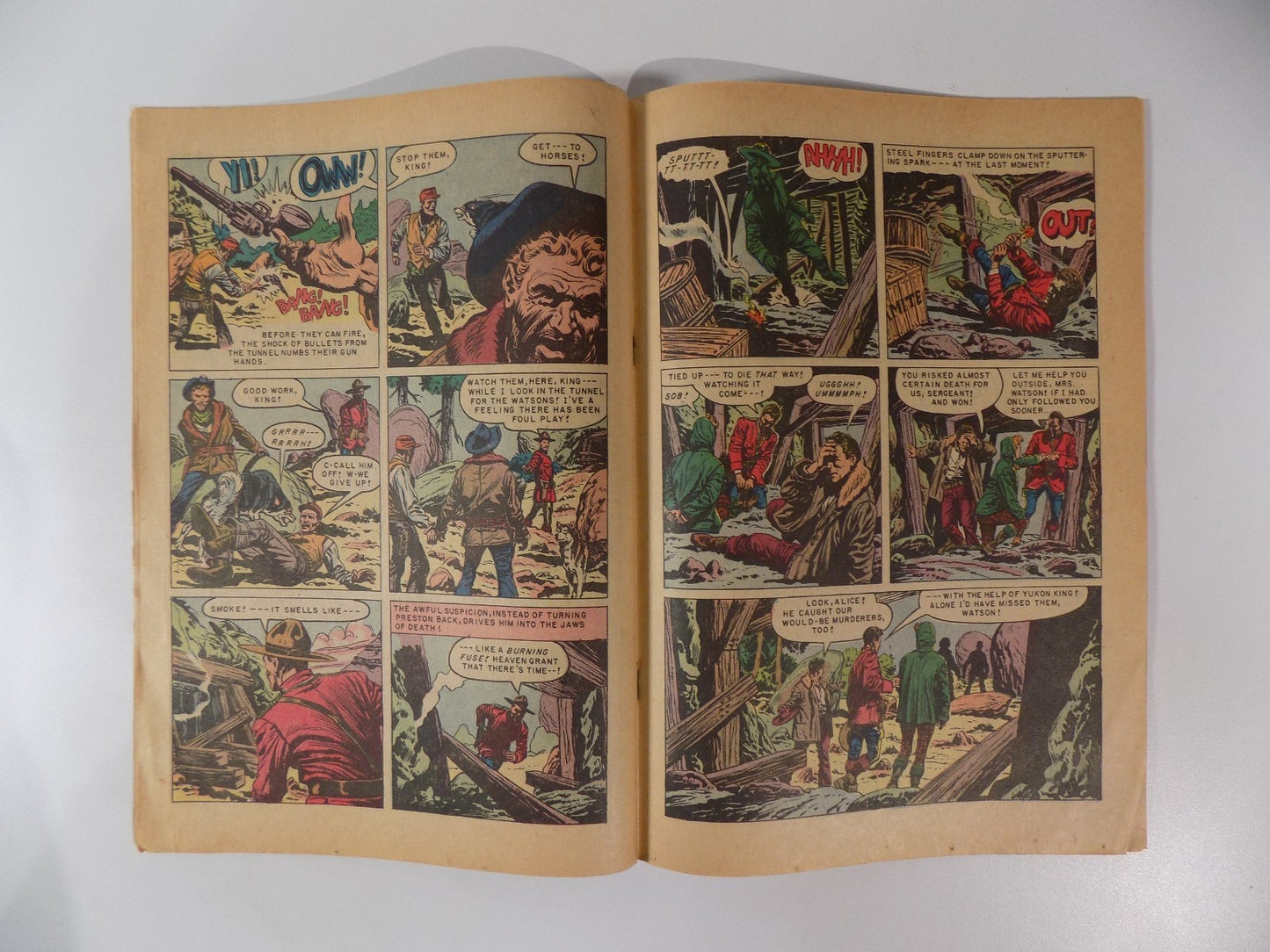 Sergeant Preston o/t Yukon #22 Dell Comic Feb.-April 1957 Fine+