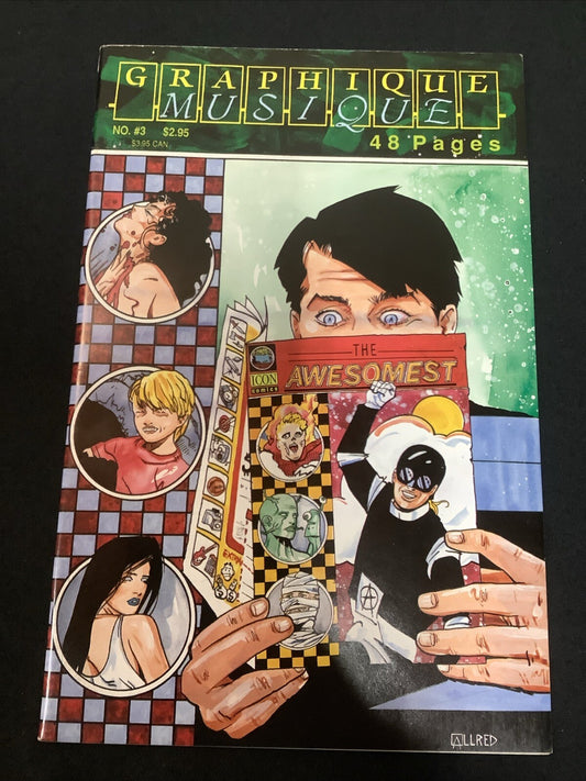 Graphique Musique #3 (Slave Labor Graphics May 1990) VF/NM (9.0) Allred