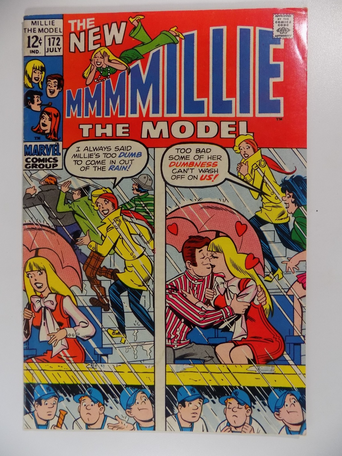 Millie The Model #172 Marvel Comic July 1969 Fine/Very Fine
