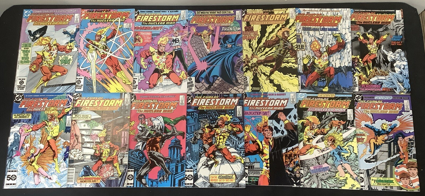Fury Of Firestorm #1-67 + Annual #1-4 + Blue Devil #23 Complete Comic Set, 1987