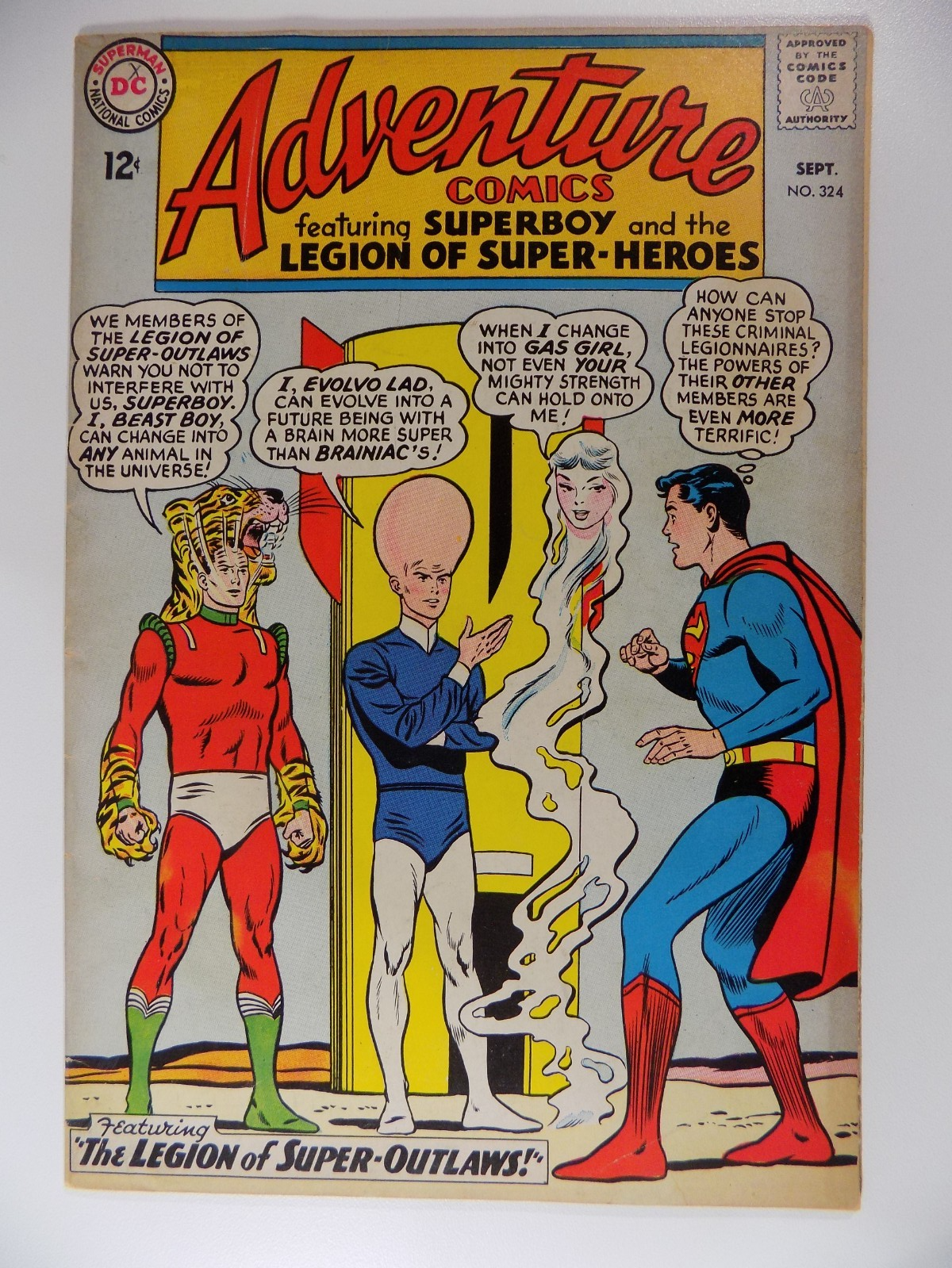Adventure Comics #324 DC Comic September 1964 Fine+