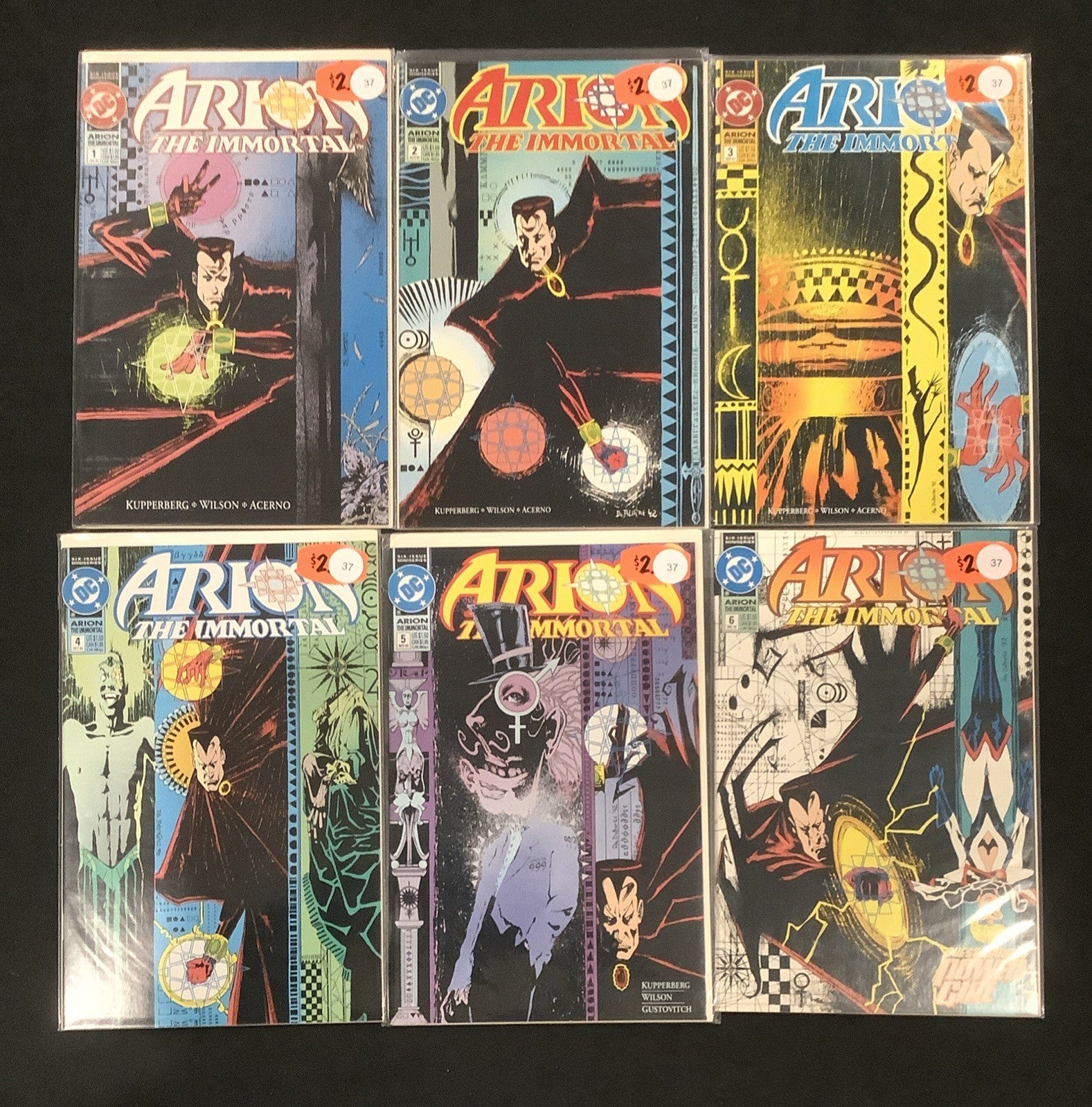 Arion the Immortal #1-6 Complete Comic Set, DC Comics, Kupperberg/Wilson, 1992