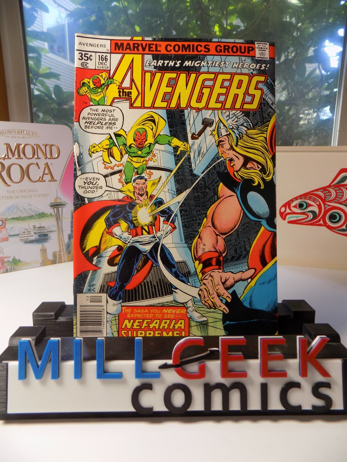 Avengers #166 Marvel Comic December 1977 Very Fine