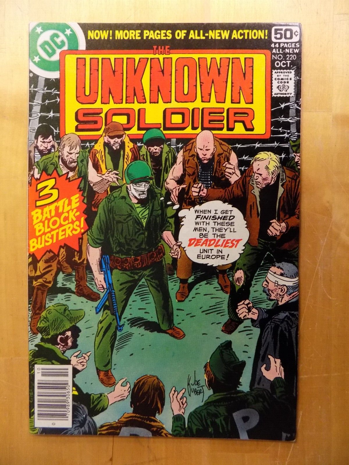 Unknown Soldier #212-221 DC Comics All Fine+ or Better Joe Kubert