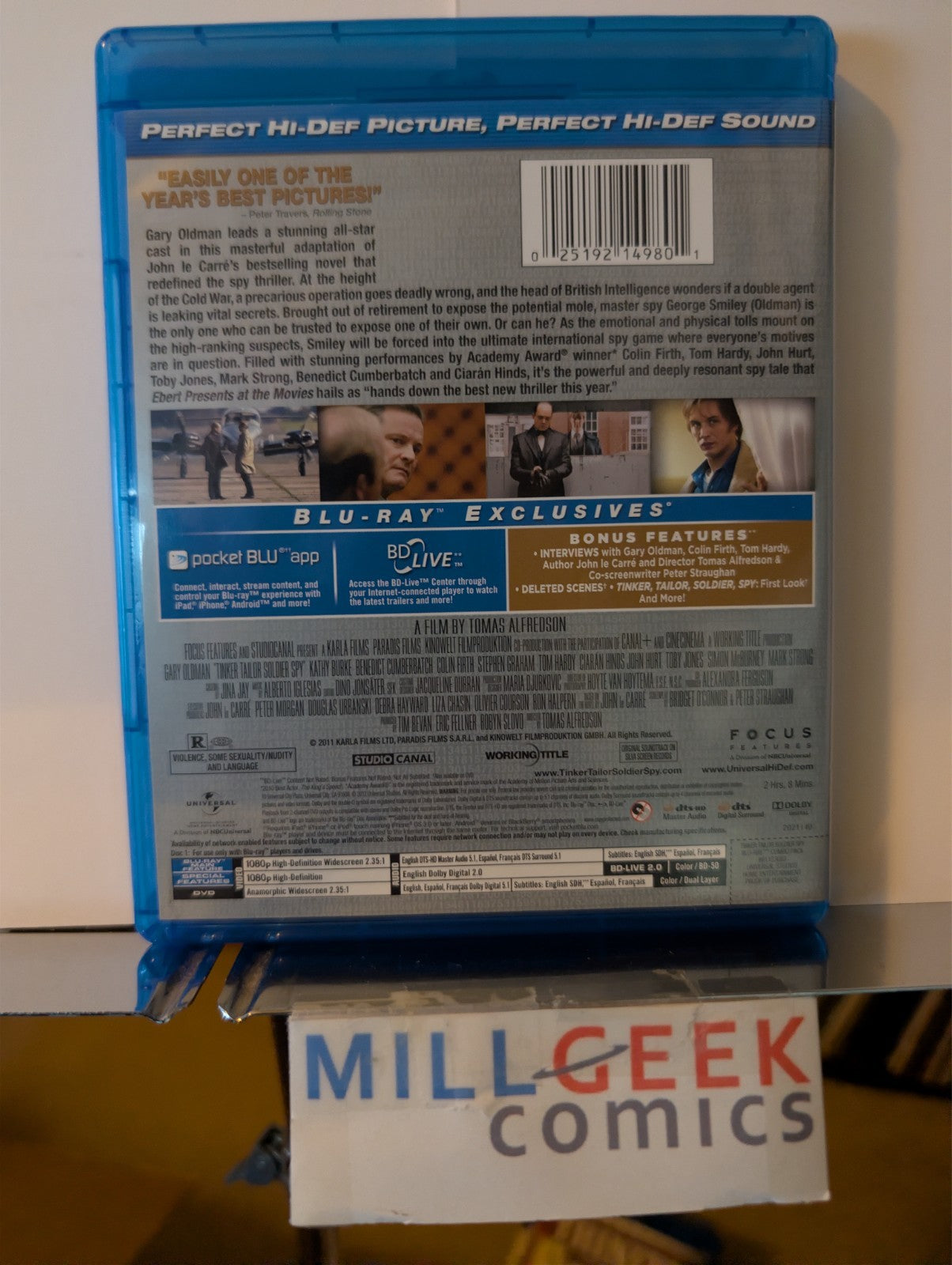 The Man from U.N.C.L.E. / Tinker Tailor Soldier Spy, 2 Movie Set (Blu-ray) -JD