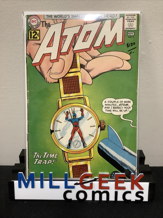 The Atom #3 (DC Comics October-November 1962) F- (5.5) Gardner Fox/Gil Kane