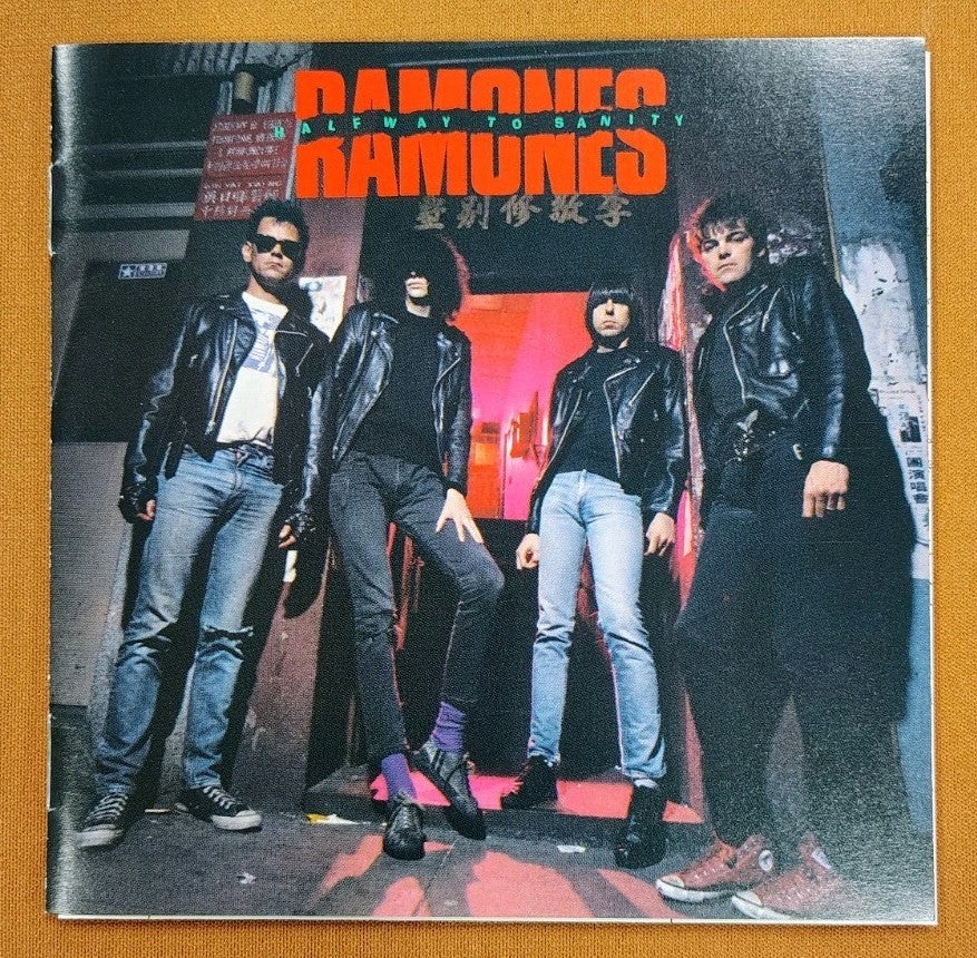 Ramones LIKE NEW CD "Halfway To Sanity" Japan OBI (1987) JD