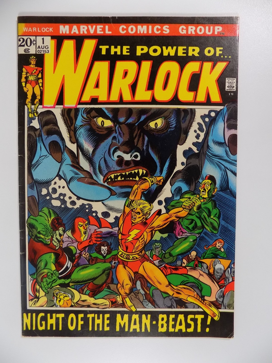 Warlock #1 Marvel Comic August 1972 Fine/Very Fine