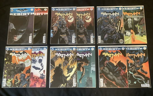 Batman #1-5 + Rebirth #1 + Variant Covers, DC Comics, Tom King, 2016